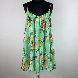 Zara Woman XS Floral Tunic Top Short Dress